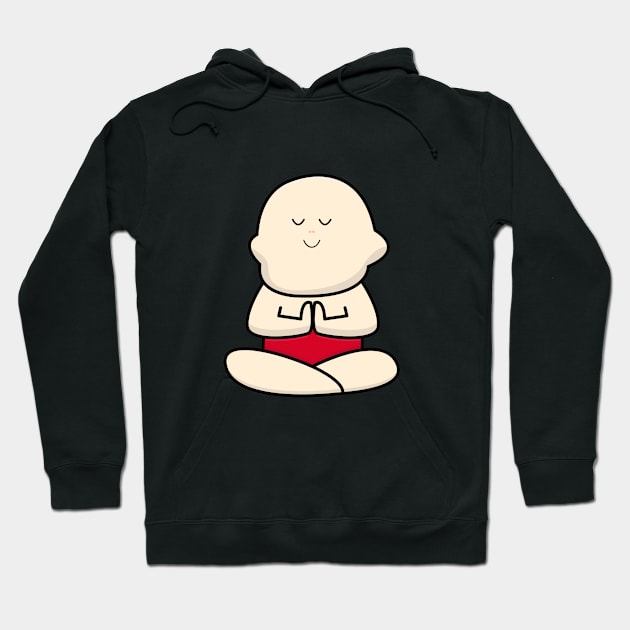 International yoga day with cute baby character Hoodie by Bekis